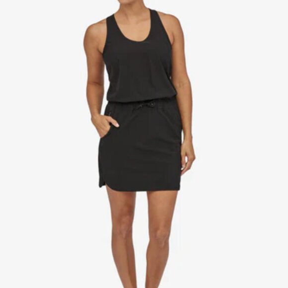 Patagonia Fleetwith Dress - Quick-Dry, Pockets, Cross Back Tank - Black - XL - Picture 1 of 4